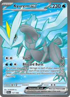 Kyurem ex #157 — Pokemon Black Bolt