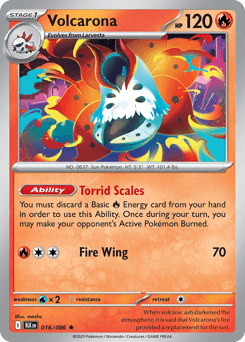 Volcarona #16 — Pokemon Black Bolt