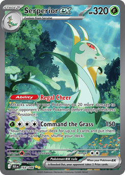 Serperior ex #164 — Pokemon Black Bolt