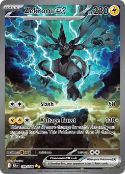 Zekrom ex #166 — Pokemon Black Bolt