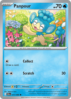 Panpour #17 — Pokemon Black Bolt