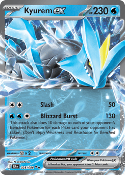 Kyurem ex #28 — Pokemon Black Bolt