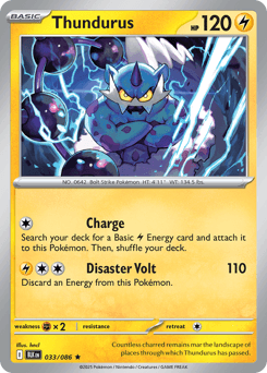 Thundurus #33 — Pokemon Black Bolt
