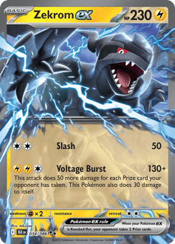 Zekrom ex #34 — Pokemon Black Bolt