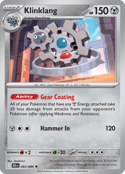Klinklang #63 — Pokemon Black Bolt