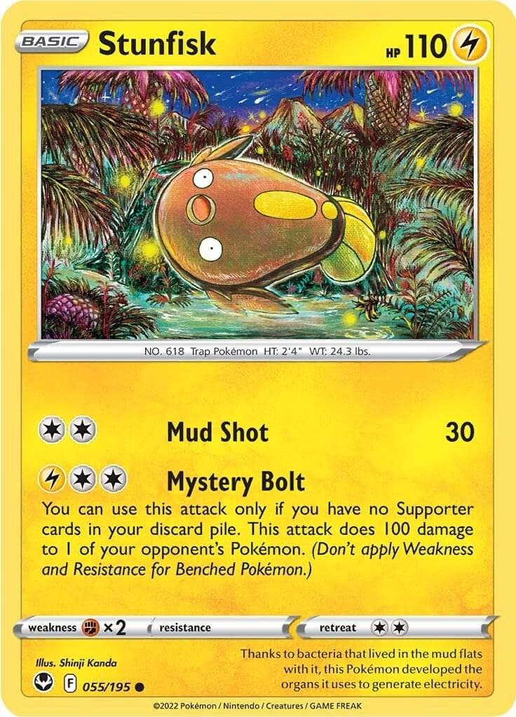 Stunfisk #55 — Pokemon Silver Tempest