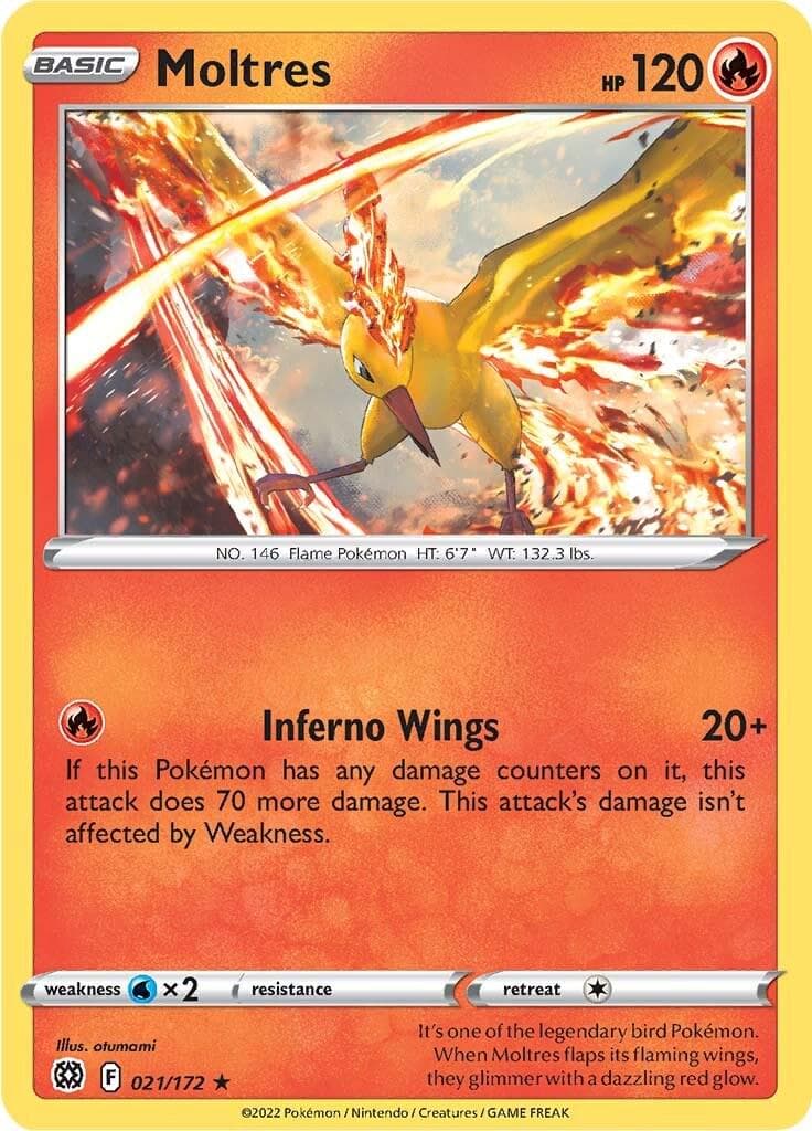 Moltres #21 — Pokemon Brilliant Stars