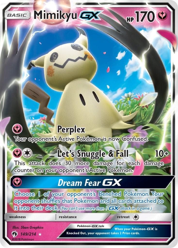 Mimikyu GX #149 — Pokemon Lost Thunder