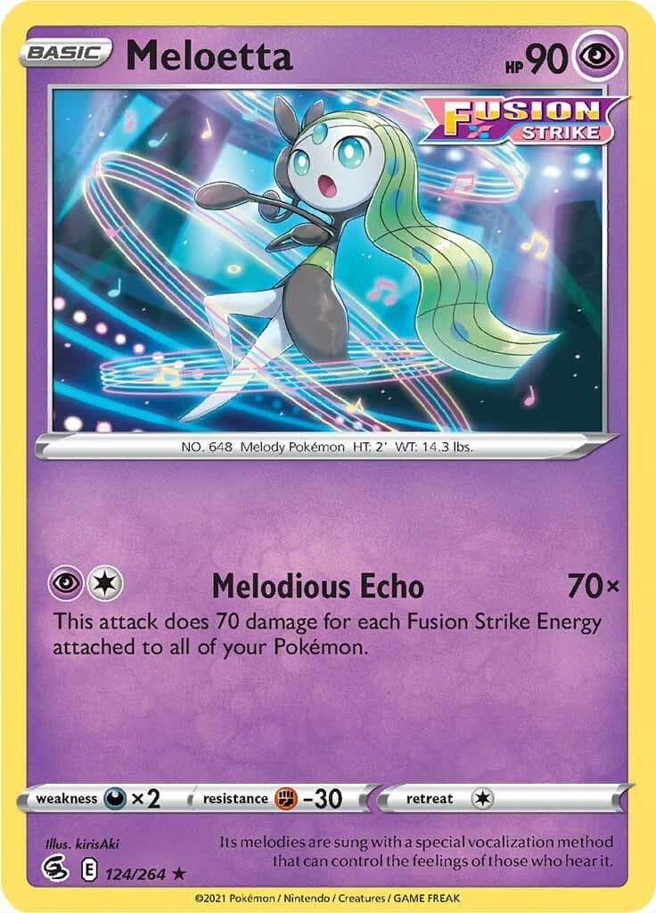 Meloetta #124 — Pokemon Fusion Strike