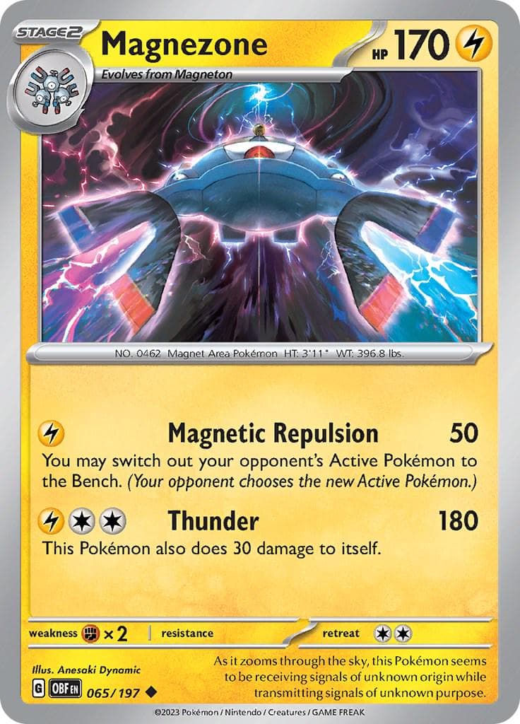 Magnezone #65 — Pokemon Obsidian Flames