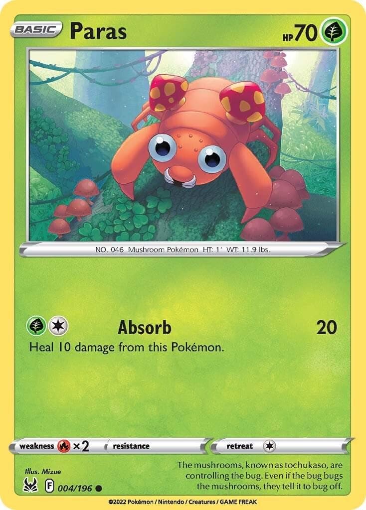 Paras #4 — Pokemon Lost Origin