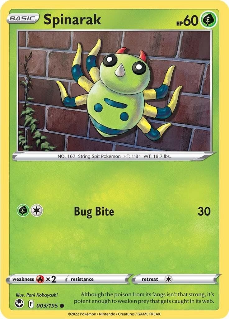 Spinarak #3 — Pokemon Silver Tempest