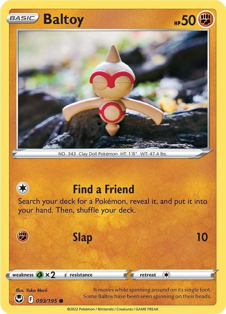 Baltoy #93 — Pokemon Silver Tempest