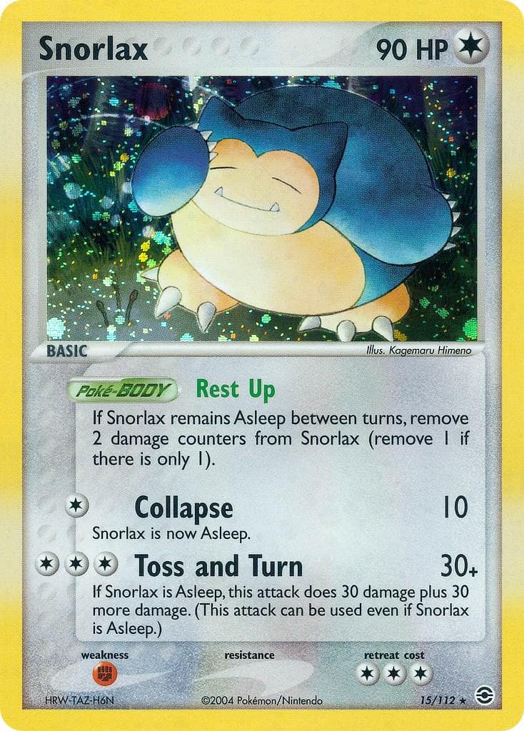 Snorlax #15 — Pokemon Fire Red & Leaf Green