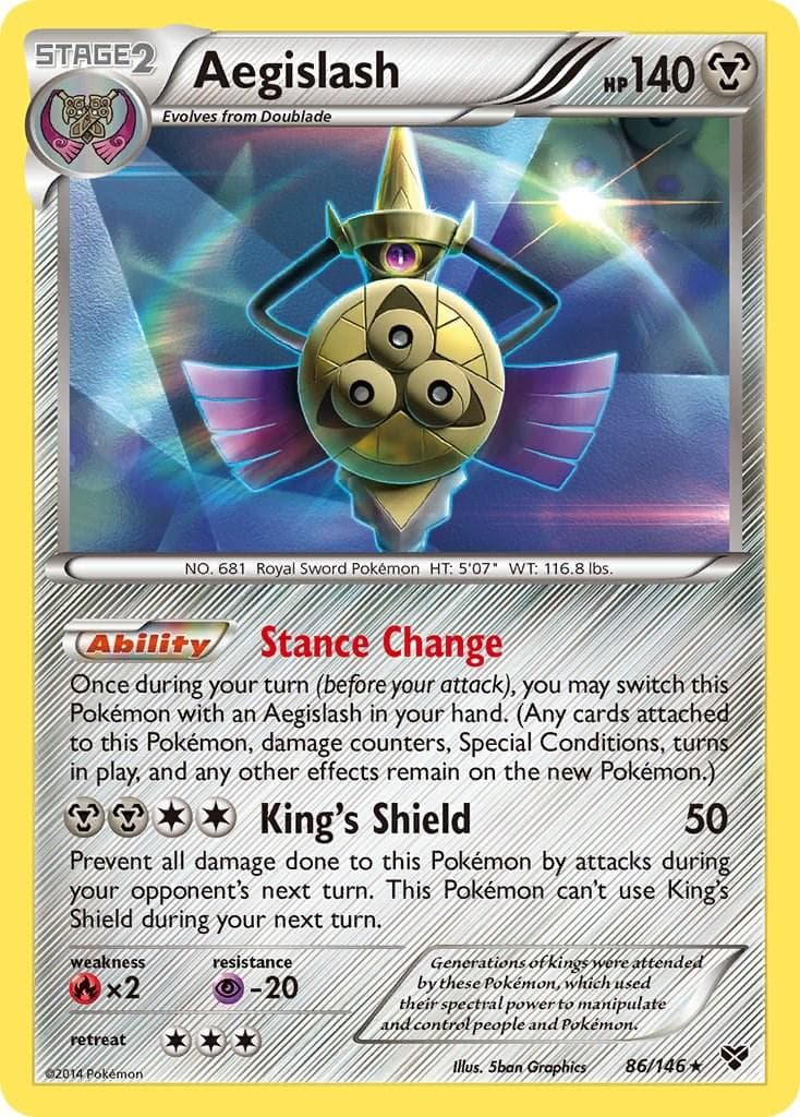 Aegislash #86 — Pokemon XY