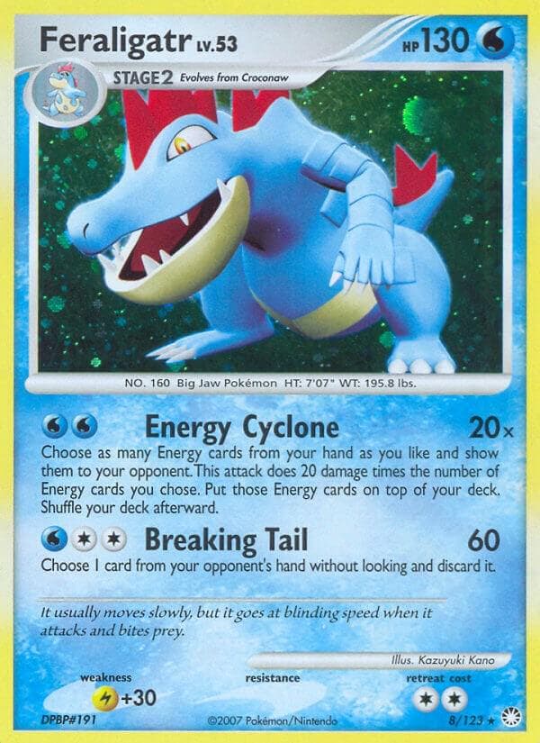 Feraligatr #8 — Pokemon Mysterious Treasures