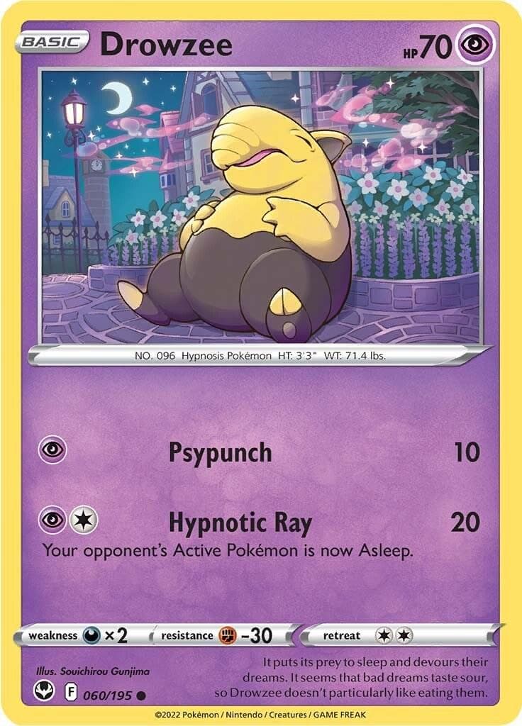 Drowzee #60 — Pokemon Silver Tempest