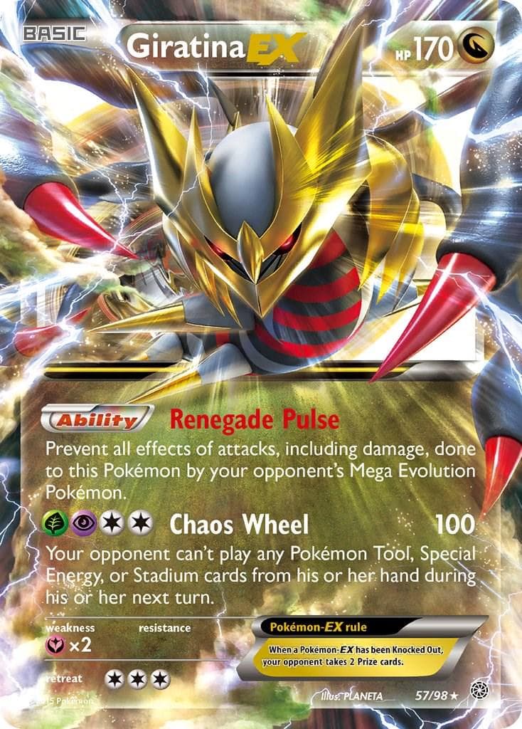 Giratina EX #57 — Pokemon Ancient Origins