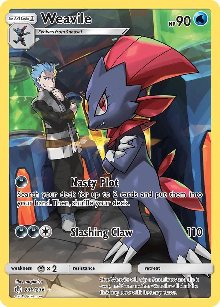 Weavile #238 — Pokemon Cosmic Eclipse