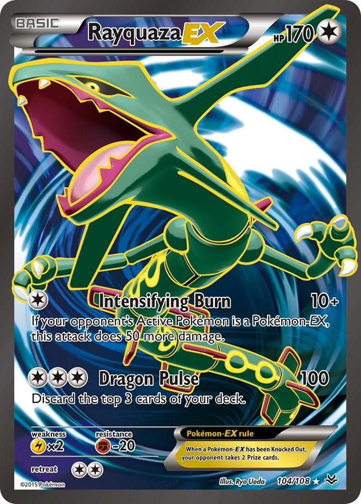 Rayquaza EX #104 — Pokemon Roaring Skies