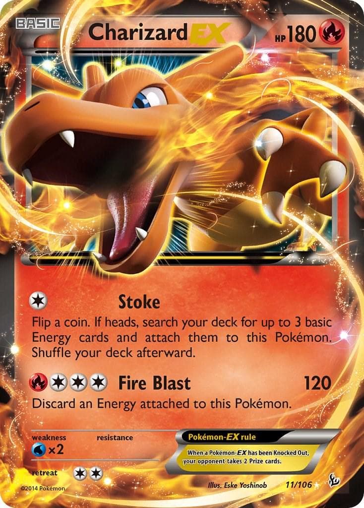 Charizard EX #11 — Pokemon Flashfire