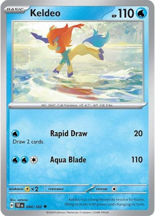 Keldeo #44 — Pokemon Temporal Forces