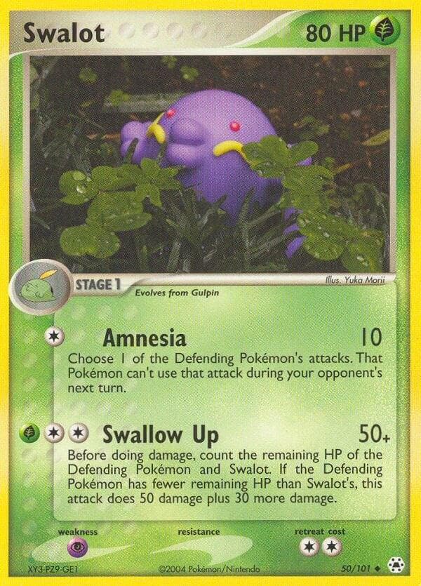 Swalot #50 — Pokemon Hidden Legends