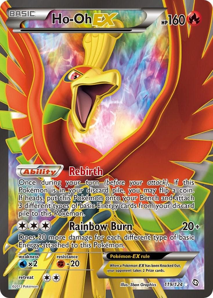 Ho-Oh EX #119 — Pokemon Dragons Exalted