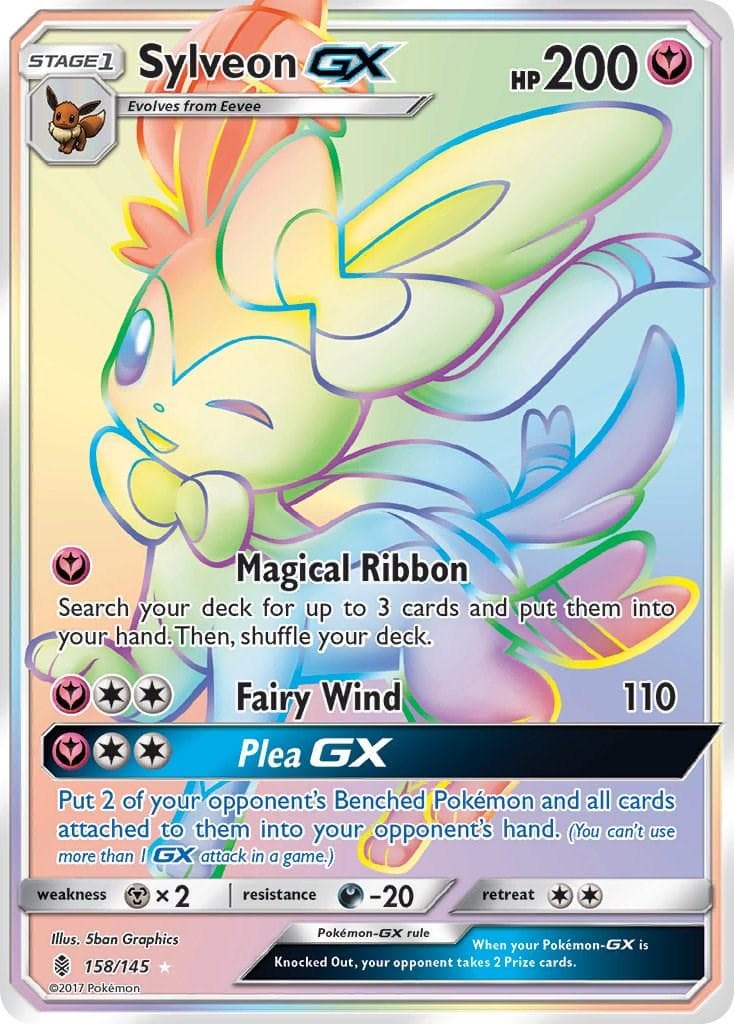 Sylveon GX #158 — Pokemon Guardians Rising