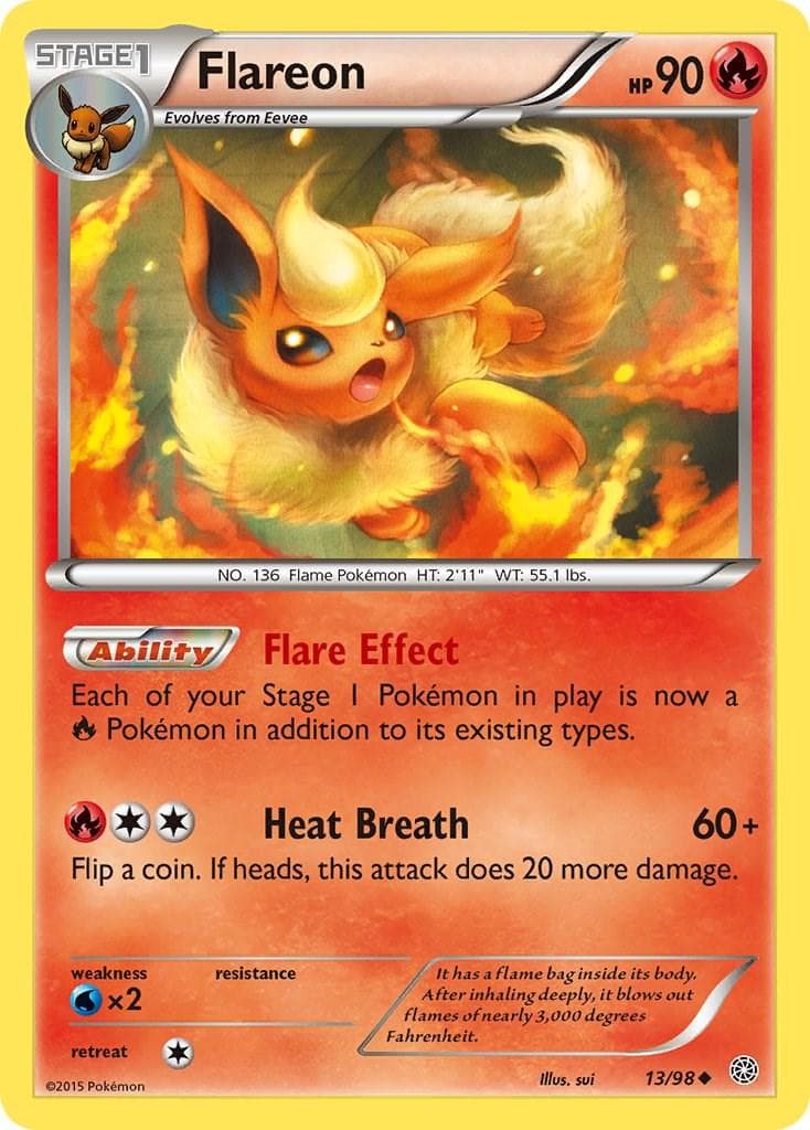 Flareon #13 — Pokemon Ancient Origins