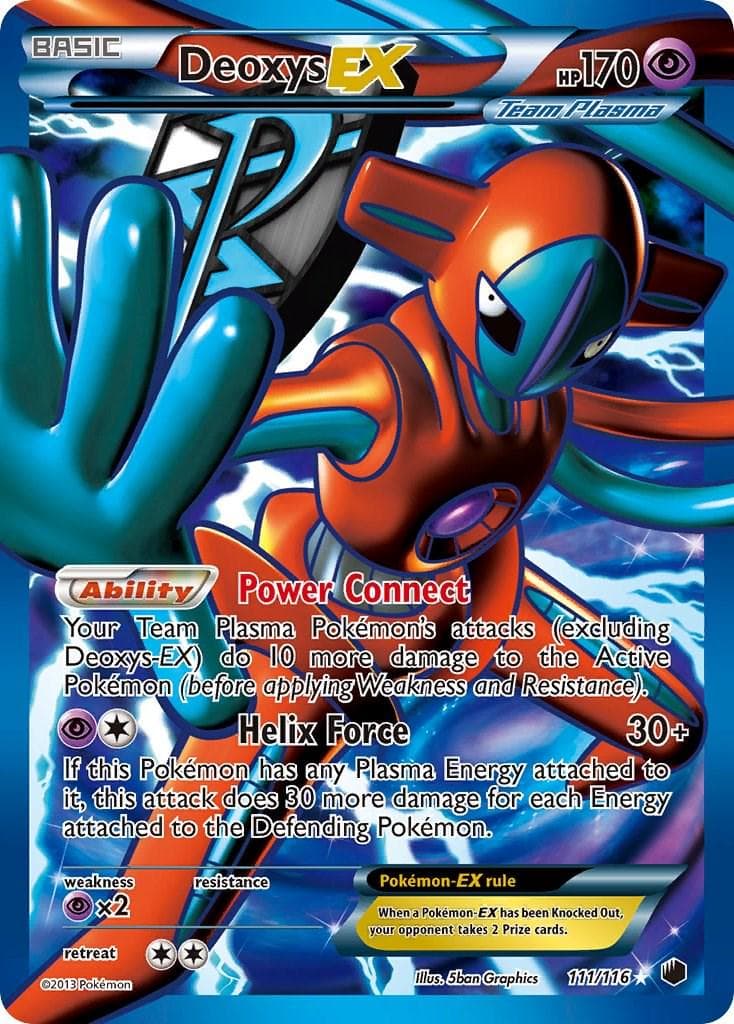 Deoxys EX #111 — Pokemon Plasma Freeze