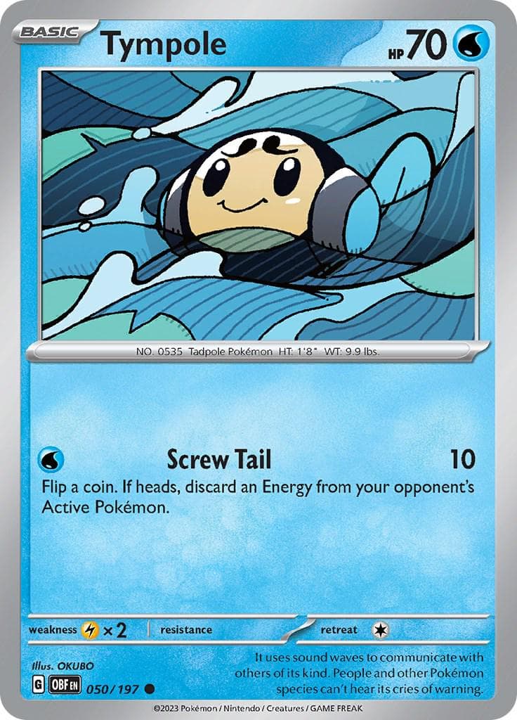Tympole #50 — Pokemon Obsidian Flames