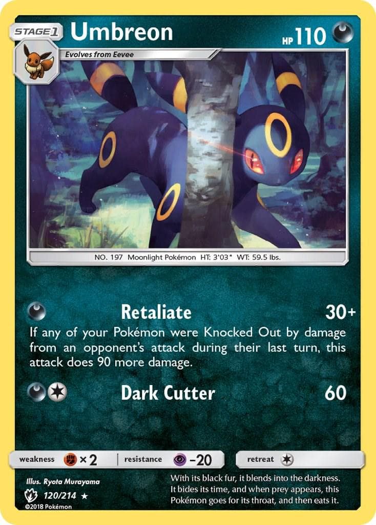 Umbreon #120 — Pokemon Lost Thunder