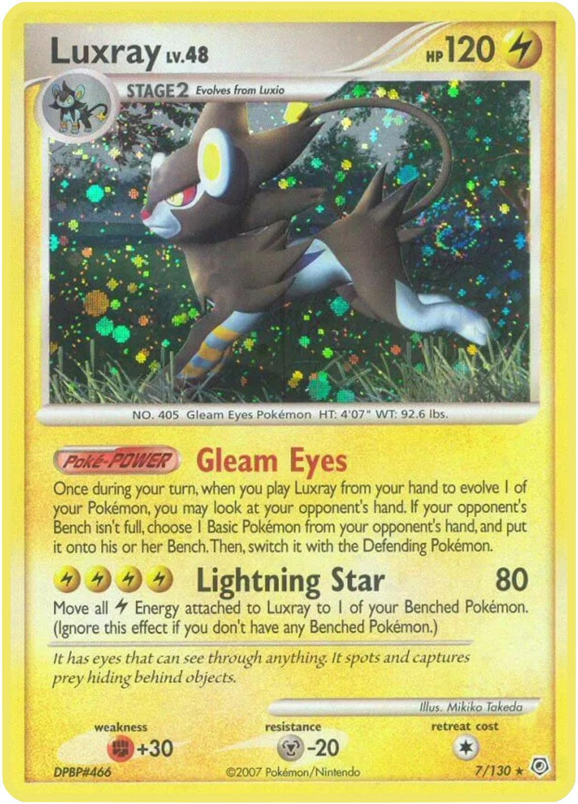 Luxray #7 — Pokemon Diamond & Pearl
