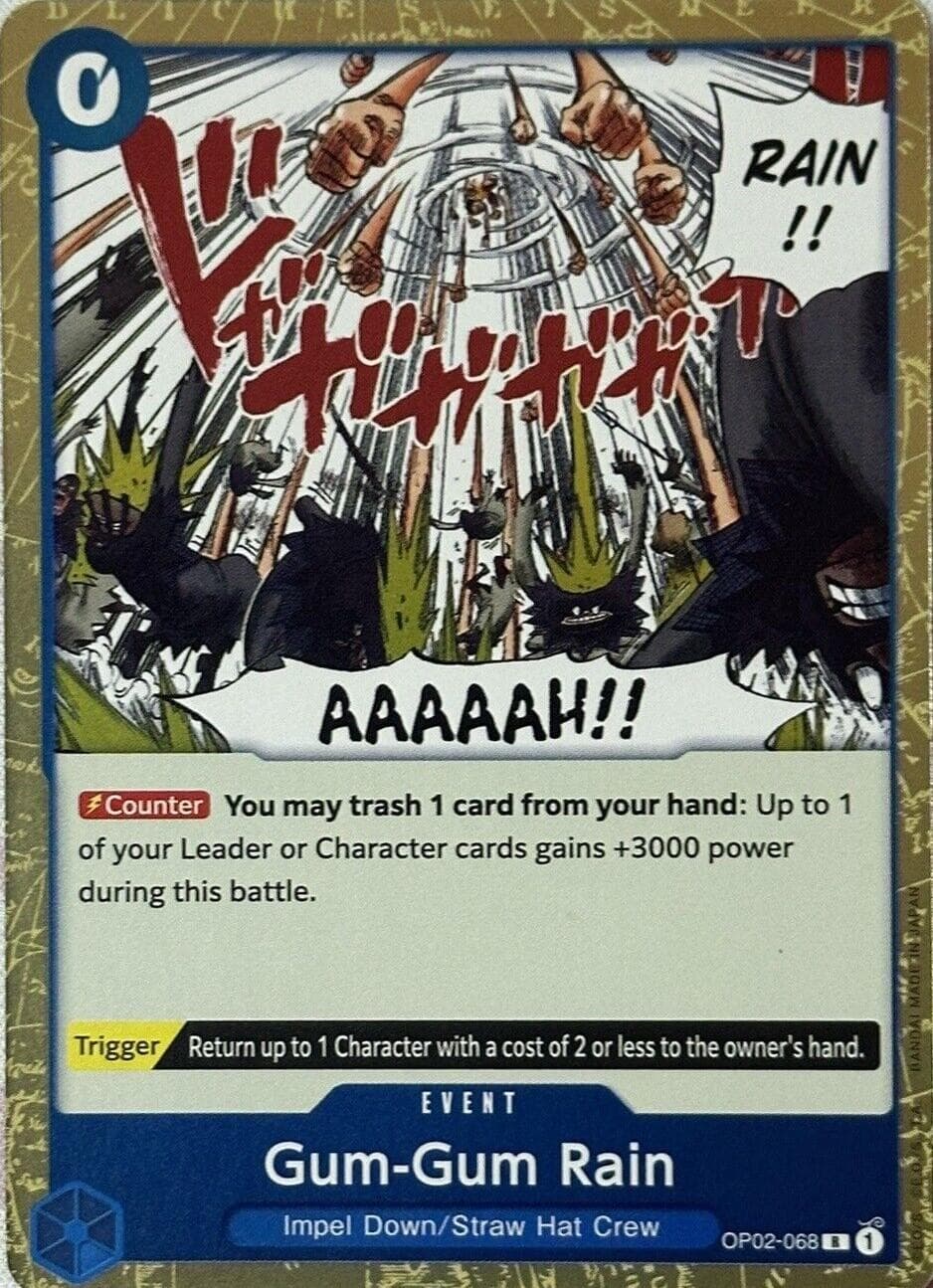 Gum-Gum Rain OP02-068 — One Piece Paramount War