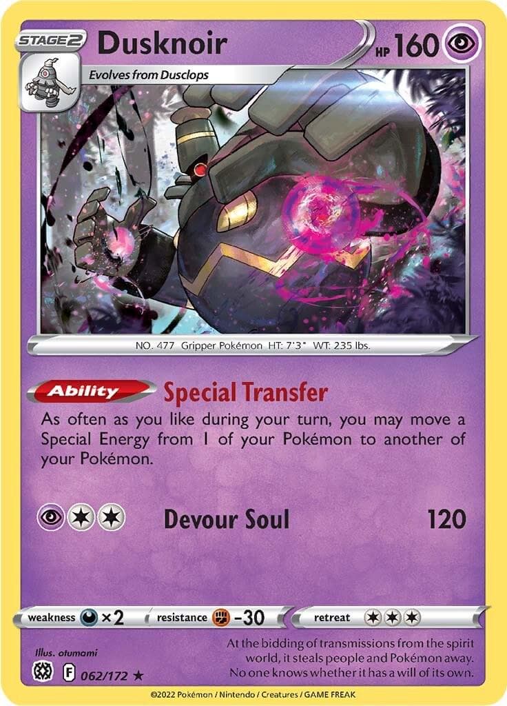 Dusknoir #62 — Pokemon Brilliant Stars