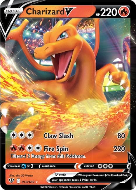 Charizard V #19 — Pokemon Darkness Ablaze