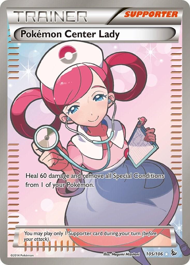 Pokemon Center Lady #105 — Pokemon Flashfire