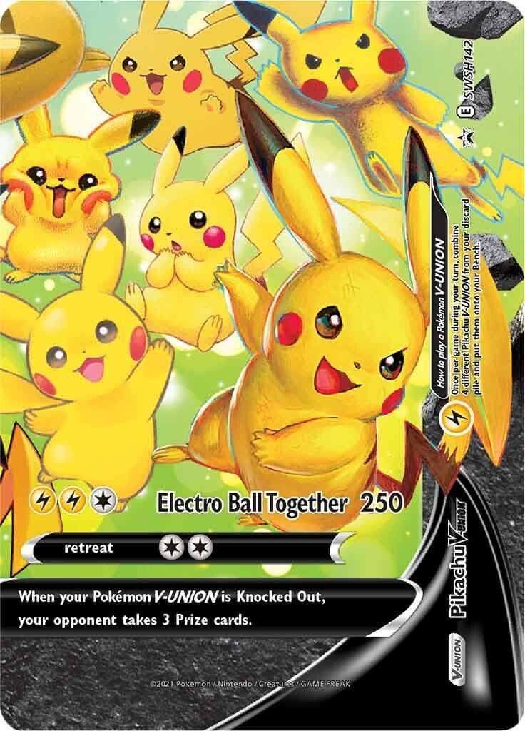 Pikachu V Union #SWSH142 — Pokemon Celebrations
