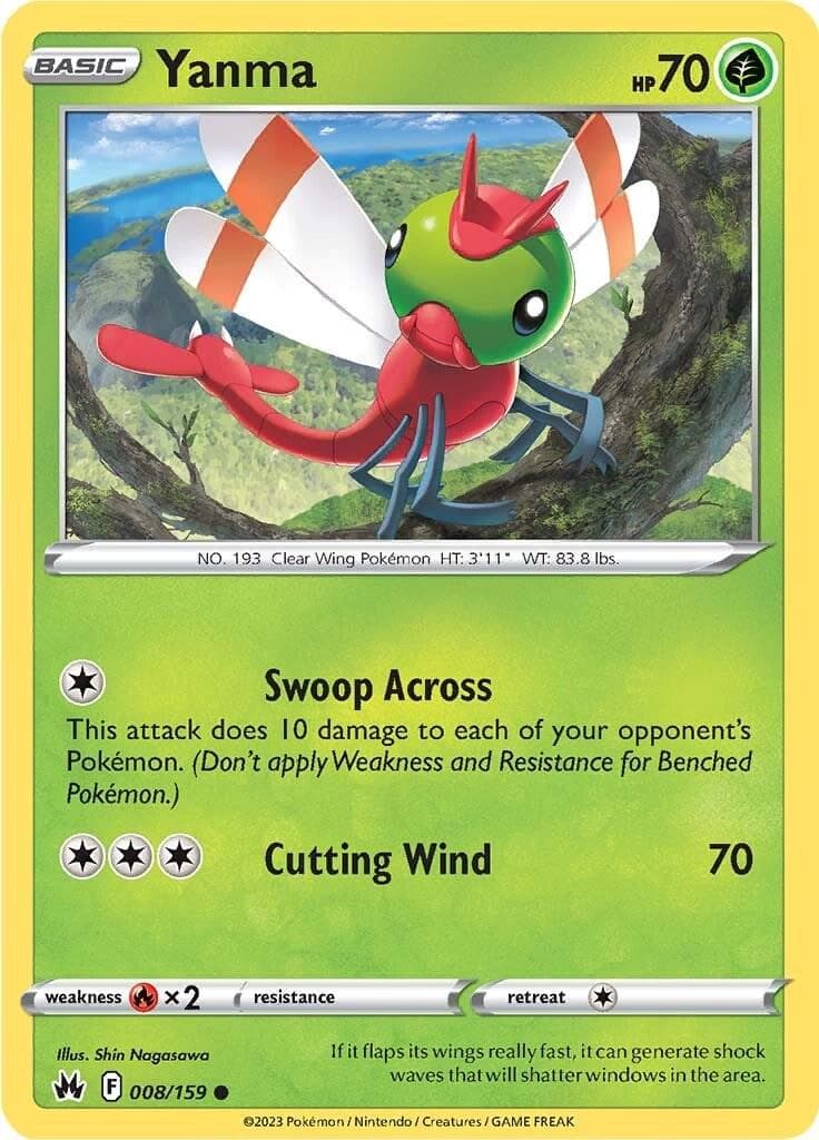Yanma #8 — Pokemon Crown Zenith