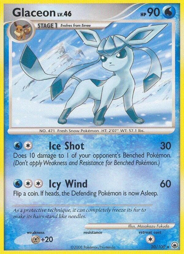 Glaceon #20 — Pokemon Majestic Dawn