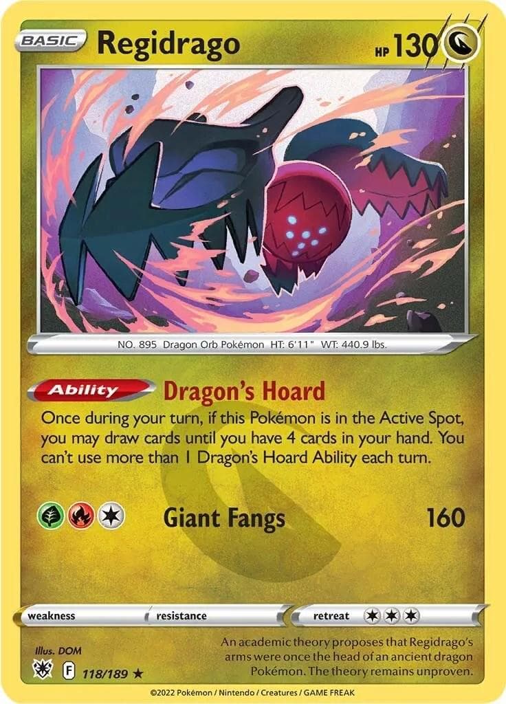Regidrago #118 — Pokemon Astral Radiance