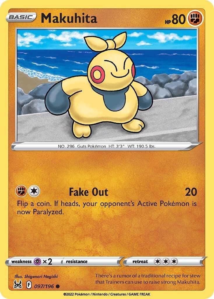 Makuhita #97 — Pokemon Lost Origin