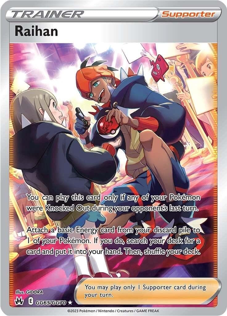 Raihan #GG65 — Pokemon Crown Zenith