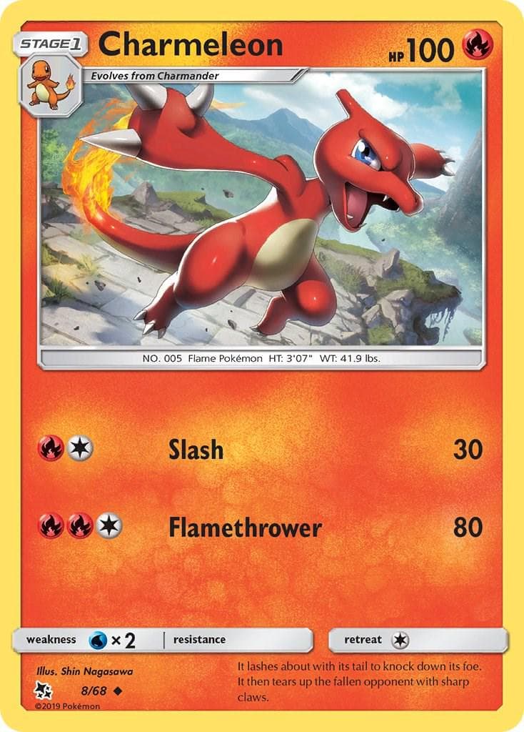 Charmeleon #8 — Pokemon Hidden Fates
