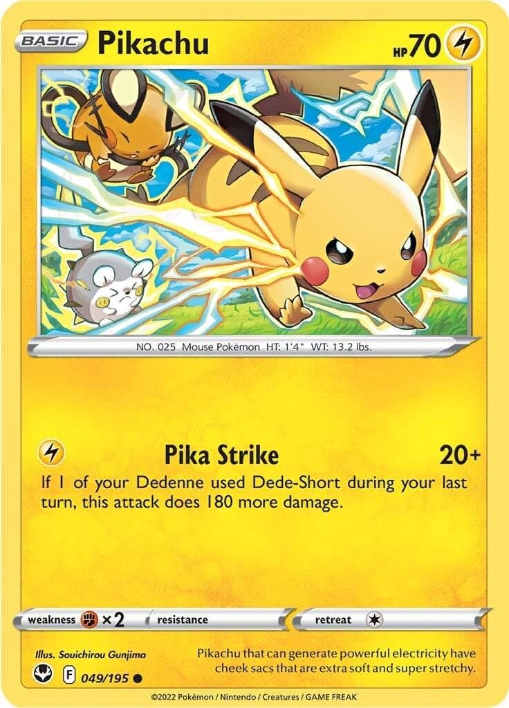Pikachu #49 — Pokemon Silver Tempest