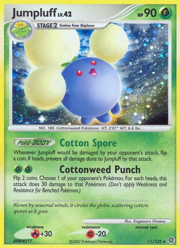 Jumpluff #11 — Pokemon Secret Wonders