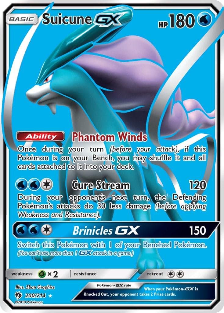 Suicune GX #200 — Pokemon Lost Thunder