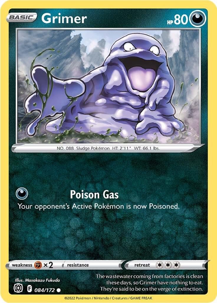Grimer #84 — Pokemon Brilliant Stars
