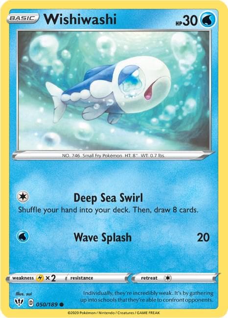 Wishiwashi #50 — Pokemon Darkness Ablaze